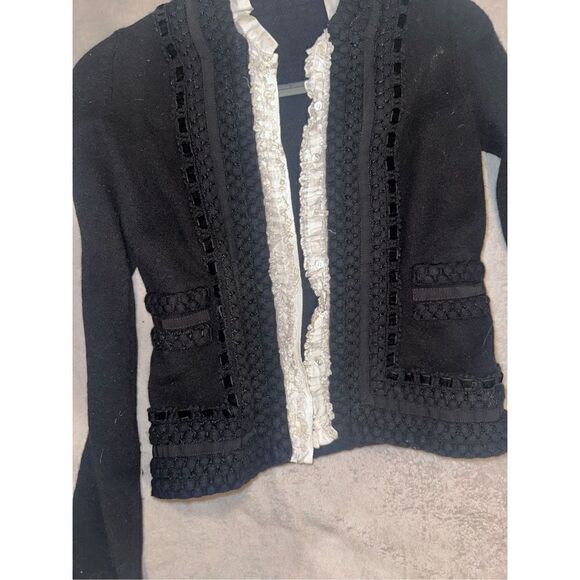 BCBG MAXAZRIA size XS women’s jacket black and white - Picture 2 of 4